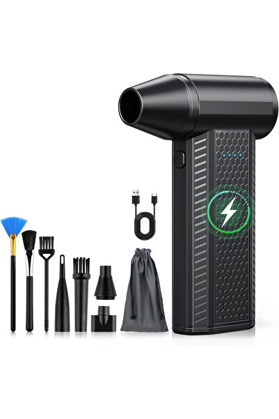 STARSTAR 130,000 RPM 4-Speed Cordless Compressed Air Duster Blower for Laptop...