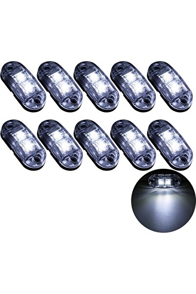 STARSTAR 10 LED side marker lights (2 each), 12/24V LED clearing lights, trai...