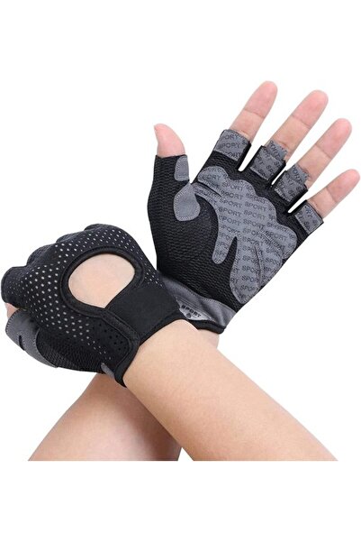 STARSTAR Gym Gloves with Microfiber Fabric & Non-Slip Silicone Padded Palm, B...