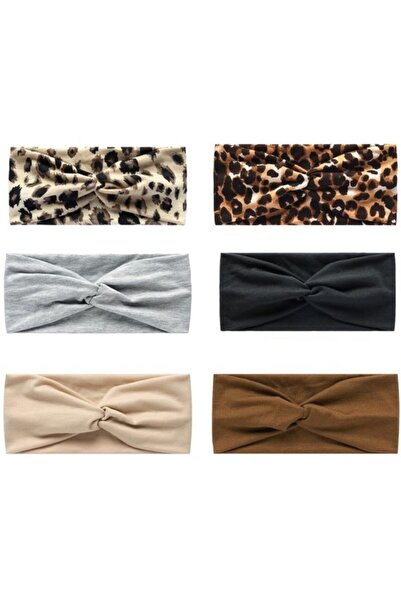 STARSTAR Women's headbands 6-piece set - Retro Bohemian style - Wide elastic ...