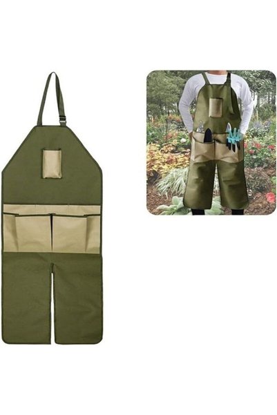 Morvena Picks Șorț de grădinărit 118 x 45 cm - Șorț de tâmplărie - Șorț de lu...