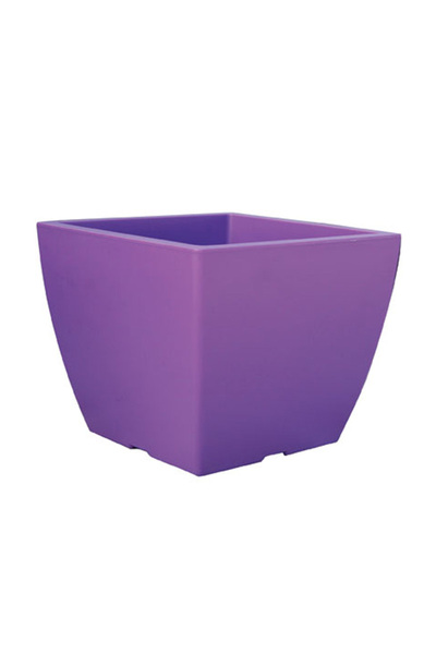 VIOMES Γλάστρα Linea Square Αρ.561 Μωβ (21x21x17υ - 5λτ)