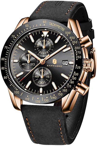 BY BENYAR Watch for Men Silver Stainless Steel Mens Watches 30M Waterproof An...