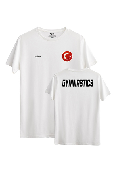 hakuof Original Flag Cotton Gymnastics National Team T-Shirt
