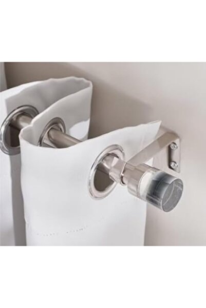 Generic Alexin Single Curtain Rod Extendable 160-300cm Silver Iron | 16/19mm ...