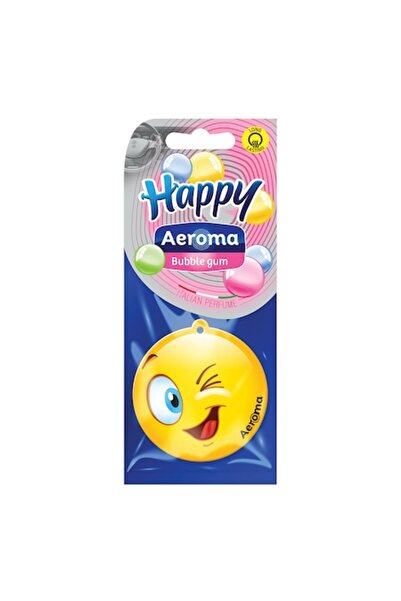 Aeroma Odorizant auto din carton, Happy, Bubble Gum