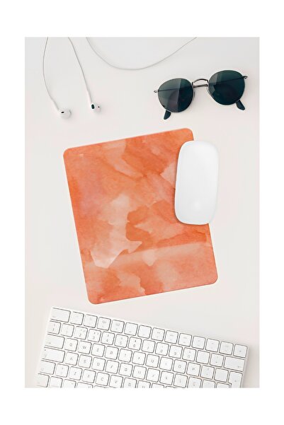 HobiShop Suluboya Desenli Dikdörtgen Bilek Destekli Mouse Pad | Kaymaz Tabanlı Ofis ve Oyuncu Mousepad
