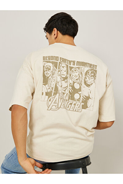 URBAN HAUL By Styli Marvel Avengers Back Graphic Oversized T-Shirt