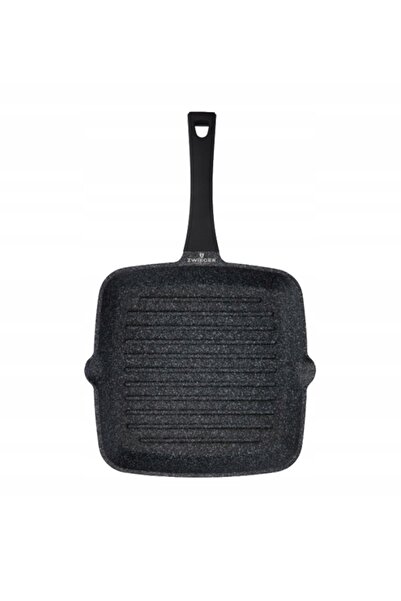 ZWIEGER Tigaie completă Black Stone 24 28 + Tigaie grill 28cm Inducție Greblon