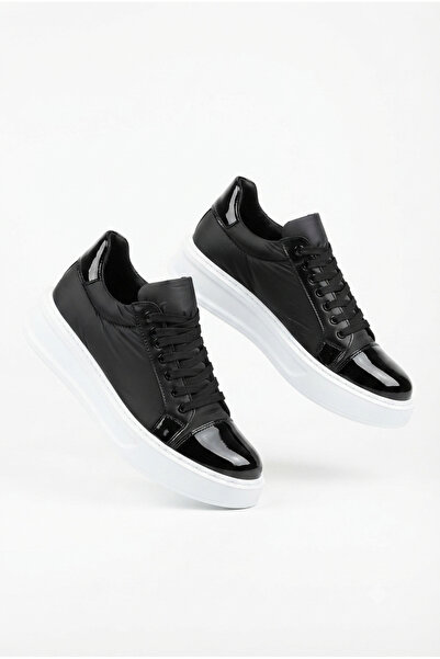 Zerenyus Zrk-X46 High Quality Parachute Fabric Black Patent Leather High Sole...