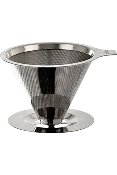 Orion Vas pentru filtru de cafea, Filtru din oțel, Cană pentru percolator, Ca...