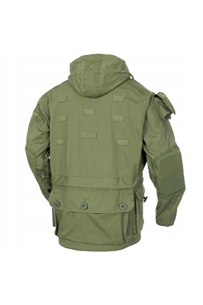 NO BRAND Jachetă tip smock Rip Stop verde măsliniu 3XL