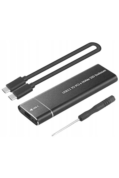 Tradebit Carcasă M.2 NVME PCIE USB-C 3.1 pentru disc M2
