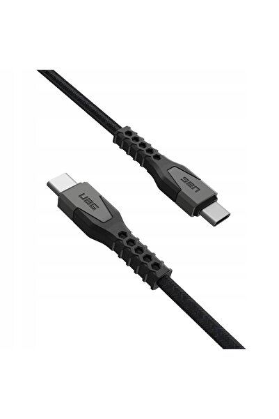 NO BRAND Cablu durabil pentru USB-C UAG Kevlar Core, 60W 480 Mbps 1.5m, Negru...