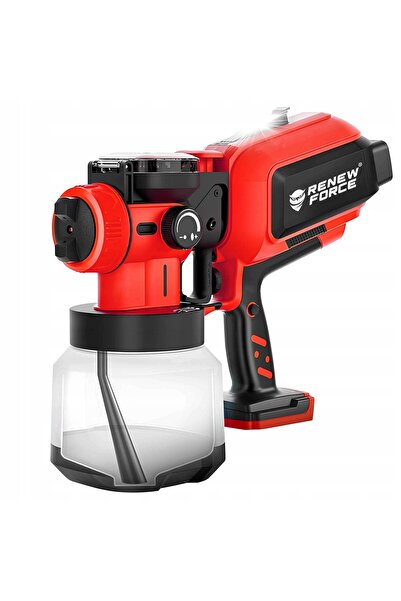 Renew Force Pistol electric de vopsit pentru zugrăvit pereți, cu 3 duze, 70DI...