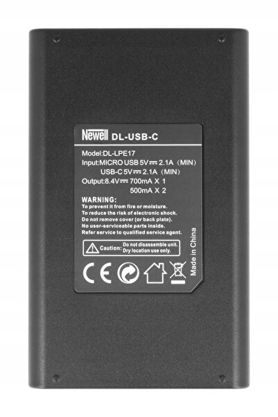 Newell DL-USB-C - încărcător cu două canale pentru baterii LP-E17 pentru Canon
