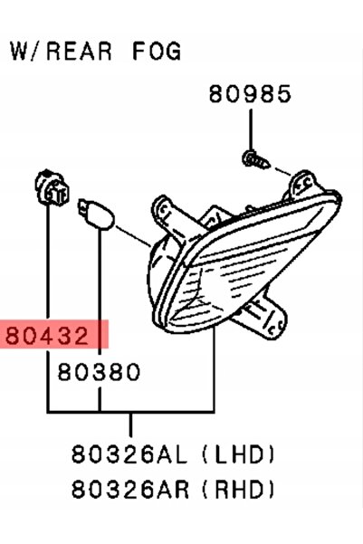 NO BRAND Bec LED spate LEXUS TOYOTA YARIS IV COROLLA E21 MITSUBISHI ECLIPSE C...