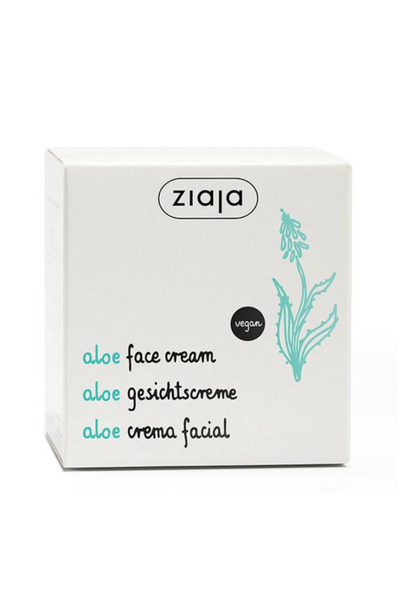 Ziaja Crema Intens Hidratanta pentru Ten Uscat - Aloe Face Cream, 50 ml