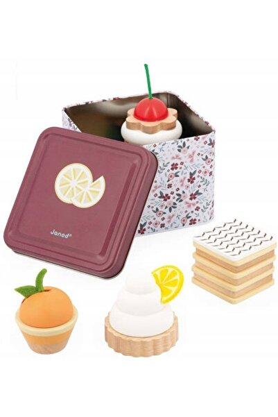 Janod Cutie de biscuiți din lemn cu închidere prin răsucire