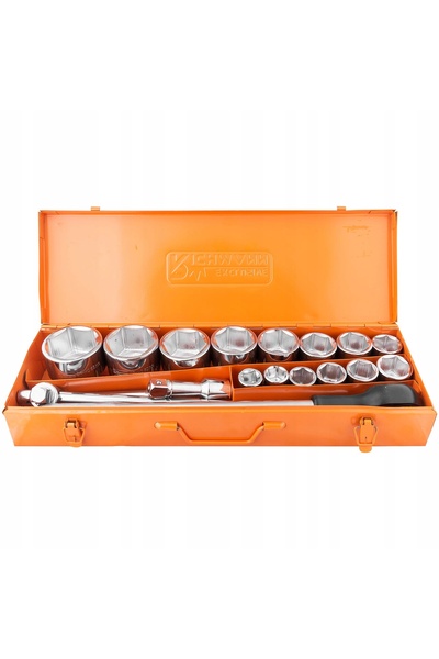 richmann Set de chei tubulare cu clichet cu 6 puncte 3/4 " 18EL. 22-65 MM ÎN ...