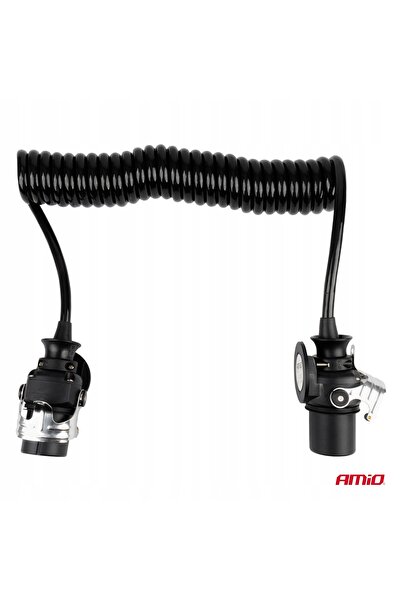 AMIO CABLU SPIRALAT EBS ABS CU 7 PINI PENTRU REMORCI DE TRACTOR, SEMIREMORCI ...