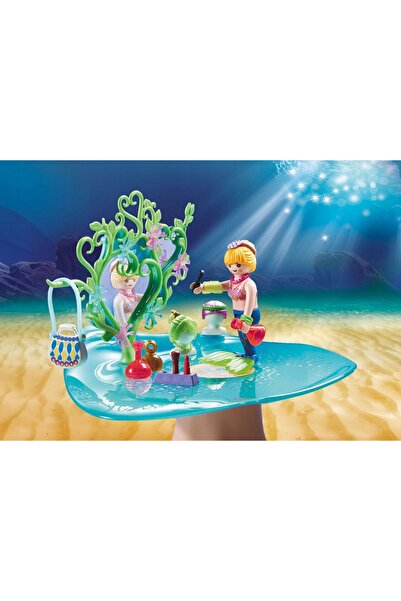 Playmobil SALON DE FRUMUSEȚE SIRENA CU CUTIE DE BIJUTERII + ACCESORII FIGURIN...