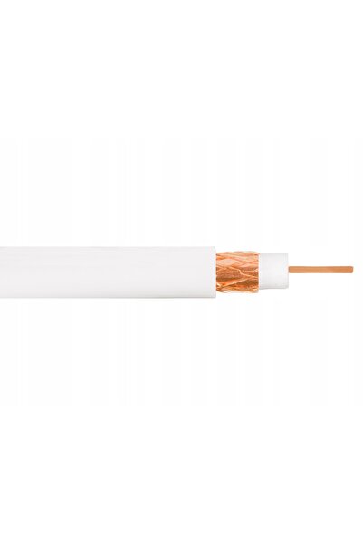 NO BRAND Cablu Coaxial Antenă TV RG6U 4K Cupru Cupro Rezistent VAYOX 50M