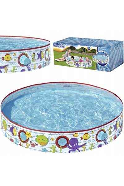 BESTWAY Piscină gonflabilă de grădină, bazin pentru copii, 152 x 25 cm