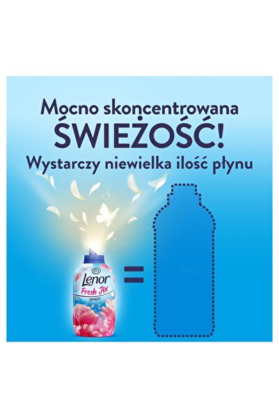 lenor 8 x Balsam de rufe cu efect de aer proaspăt, 50 de spălări, Floare de t...