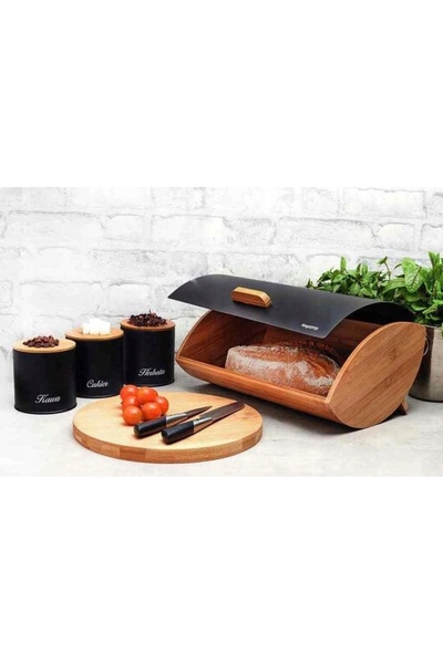 Konighoffer KÖNIGHOFFER COSMIC Chlebak 35 cm + 3 recipiente pentru zahăr, caf...