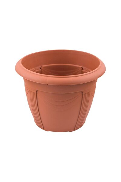 BAMI NETWORK Ghiveci flori plastic teracota 31x23cm pentru decor exterior