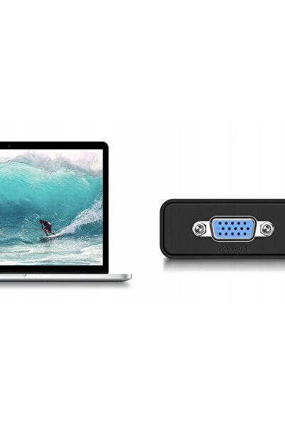 Ugreen 40254 SPLITTER VIDEO VGA LA 2X VGA - 1M - NEGRU (20918)