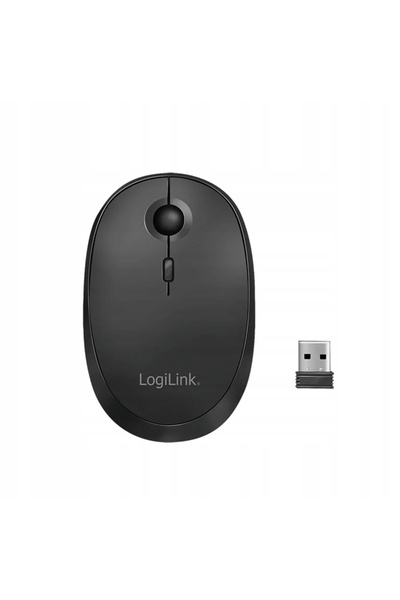LogiLink MYSZ Wireless Bluetooth 2.4GHz USB-C 1600 DPI Reîncărcabil