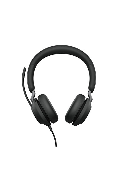 Jabra Căști Evolve2 40 SE cu fir USB-C/USB-A, Negru
