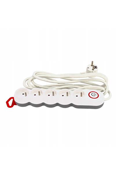 NO BRAND Prelungitor cu 5 prize, lungime cablu 5m, 3x1,5mm², Schmith