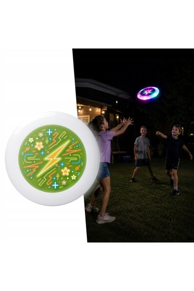 inSPORTline Disc zburător LED LFD108 luminos 2 MODURI 175G 27.5 CM