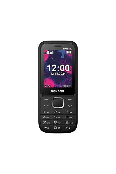 MAXCOM Telefon mobil 32MB 2.4 inch Dual SIM MicroSD MM142L Negru