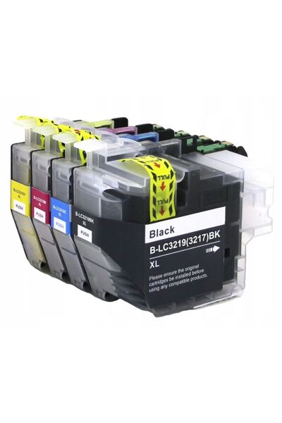 Kozak 4 cartușe de cerneală LC3219XL pentru Brother J5335DW, J5730DW, J6530