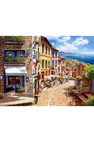 NO BRAND PUZZLE 3000 IMAGINE PUZZLE: ORAȘ, STRĂZĂ FRUMOASĂ, COASTĂ, FRANCEA