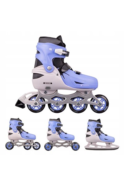 inSPORTline ROȚI DE SKATE 4 în 1 Foursimo, șasiu din ALUMINIU, AJUSTABILE M