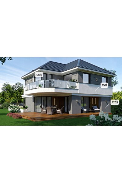 NO BRAND TENCUIALĂ SILICONICĂ PENTRU FAȚADE, CULOARE GRI OȚEL, F265, 15 KG, B...