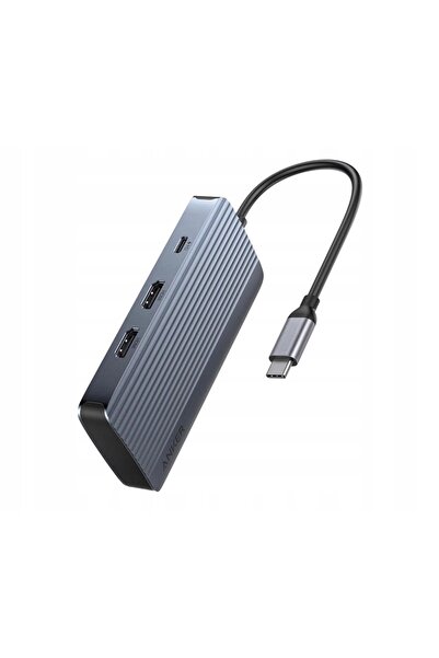 Anker Hub USB PowerExpand 8-în-1 USB-C cu suport pentru trei ecrane