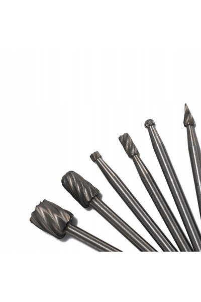 yato Set de freze metalice cu coadă de 6mm, 6 bucăți, freze de capăt YT-61729