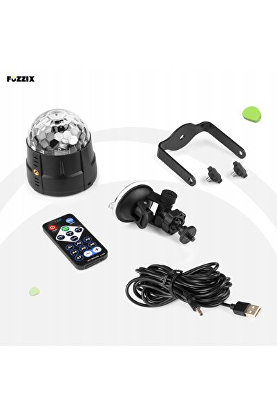 NO BRAND Reflector LED semisferic RGB cu telecomandă, efect disco, lumină dec...