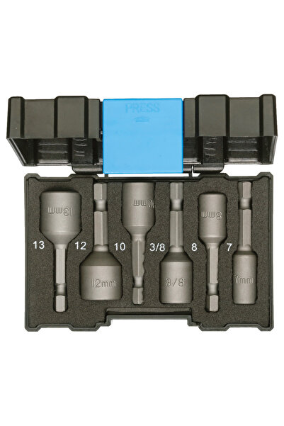 NO BRAND Gedore 666-006 7-13mm + 3/8 " set de chei tubulare, 6 piese