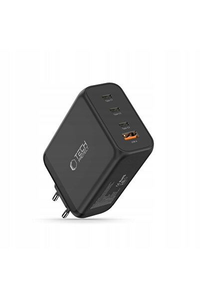 NO BRAND Încărcător pentru laptop USB-C/USB-A de 240 W, Tech-Protect GaN, rap...
