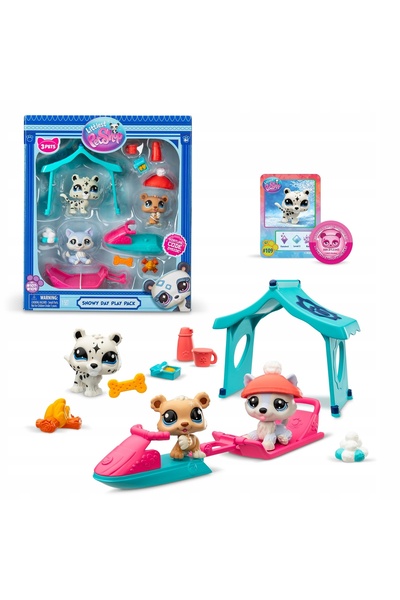 Littlest Pet Shop Set de figurine zăpadă LPS00534