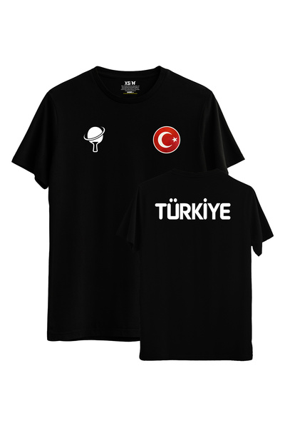 hakuof Original Flag Table Tennis National Team T-Shirt Turkey