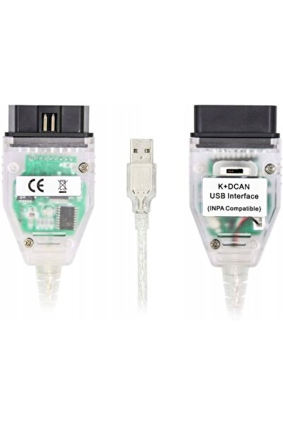 NO BRAND Cablu BMW INPA DIS PC K+DCAN FT-232RL pentru diagnosticare și codifi...