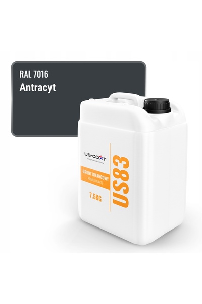 NO BRAND Cuarț Grunt pentru vopsit cu silicon, culoare antracit RAL7016, 7.5K...